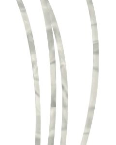 Incudo celluloid guitar purfling white pearloid - 1600x2x1.5mm (63x0.08x0.06")