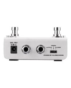 NUX Accessories universal dual footswitch, with latch and momentary mode switch