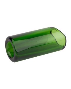 The Rock Slide moulded glass slide size M (inside 19 - length 60.0mm) - green edition