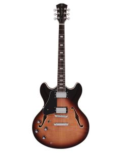 Sire Guitars H Series Larry Carlton electric archtop guitar lefty vintage sunburst