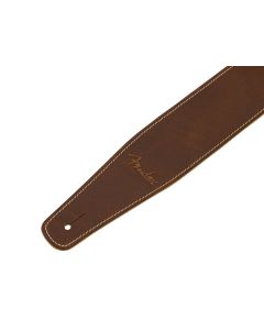 Fender broken-in leather strap, 2.5", tan