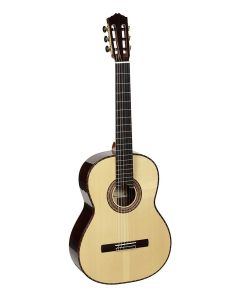 Salvador Cortez All Solid Performer Series classic guitar, Engelmann spruce top, rosewood b&s, lattice bracing, raised fb, deluxe gigbag