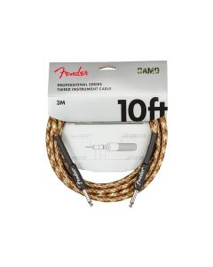 Fender Professional Series instrument cable 2x jack (metal) 10', desert camo