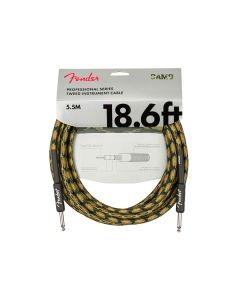 Fender Professional Series instrument cable 2x jack (metal) 18.6', woodland camo