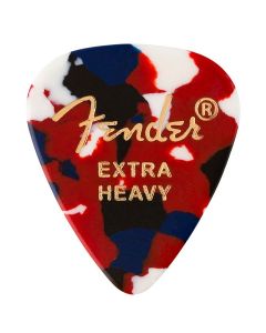 Fender 351 shape premium picks, extra heavy, confetti, 12-pack