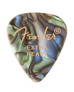 Fender 351 shape premium picks, extra heavy, abalone, 12-pack