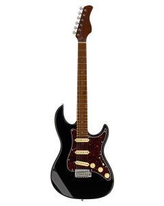 Sire Guitars S7 Vintage Series Larry Carlton electrische gitaar, S Vintage style, elzen body, zwart