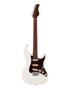 Sire Guitars S7 Vintage Series Larry Carlton electrische gitaar, S Vintage style, elzen body, antique white