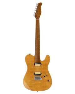 Sire Guitars T Series Larry Carlton electrische gitaar, T-style, elzen body, gevlamde esdoorn top, naturel