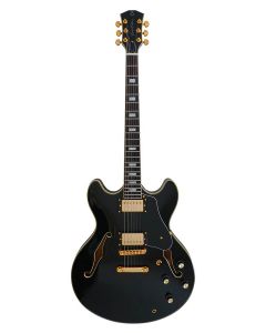 Sire Guitars H Series Larry Carlton electric archtop guitar black