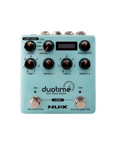 NUX Verdugo Series effectpedaal dual delay engine DUO TIME