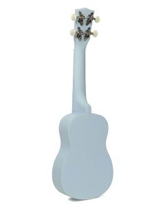 Korala soprano ukulele with guitar machine heads, light blue