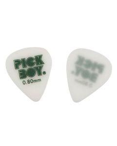 Pickboy PolyAcetal picks with classic '70s Pickboy logo, 50-pack, 0.80 mm