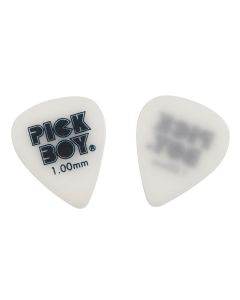 Pickboy PolyAcetal picks with classic '70s Pickboy logo, 50-pack, 1.00 mm