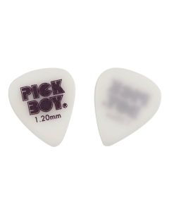 Pickboy PolyAcetal picks with classic '70s Pickboy logo, 50-pack, 1.20 mm