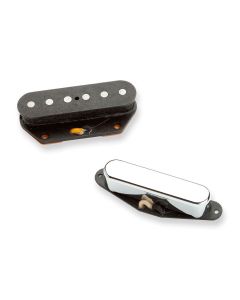 Seymour Duncan Vintage Broadcaster set for TE, STR-1 (neck) and STL-1B (bridge), chrome / black