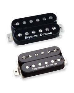 Seymour Duncan Hot Rodded Humbucker set, SH-4 JB (bridge) and SH-2N Jazz (neck) pickups, black