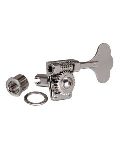 Gotoh machine heads for bass guitar, 4x left, 1:26 ratio, lightweight resolite, nickel