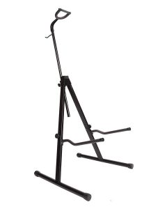 Platinum cello stand, collapsable with an adjustable neck support and bow holder