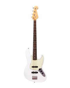 SX Retro Series 62 vintage J-style electric bass guitar, 2x single coil pickup, with bag, sunburst