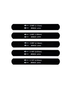 Hosco Japan black nut file set for bass guitar, 5 pcs (046,065,085,105,130)