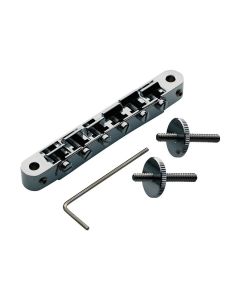 TonePros AVR2 tune-o-matic bridge, for USA guitars, chrome