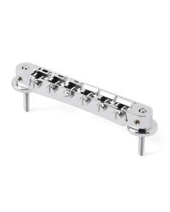 TonePros AVR2 tune-o-matic bridge, for USA guitars, chrome