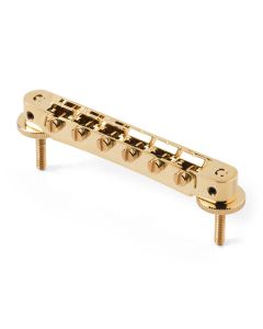 TonePros AVR2 tune-o-matic bridge, for USA guitars, gold