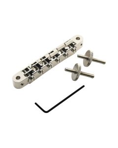 TonePros AVR2 tune-o-matic bridge, for USA guitars, nickel