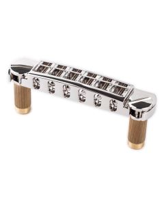 TonePros AVT2M wraparound bridge, metric/for import guitars, nickel