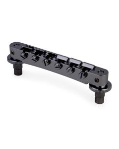 TonePros NVR2 tune-o-matic bridge, for USA guitars, black