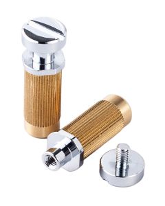 TonePros SM1 locking studs, metric/for import guitars, chrome