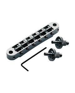 TonePros T3BP tune-o-matic bridge, for USA guitars, chrome