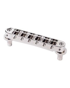 TonePros T3BP tune-o-matic bridge, for USA guitars, nickel