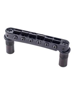 TonePros T3BT tune-o-matic bridge, metric/for import guitars, black