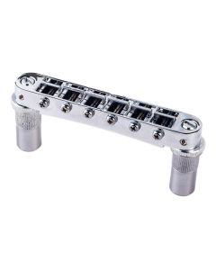 TonePros T3BT tune-o-matic bridge, metric/for import guitars, chrome