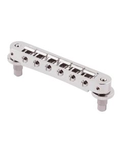 TonePros TP6 tune-o-matic bridge, for USA guitars, nickel