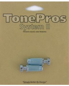 TonePros VS1 G-Style locking studs, for USA guitars, chrome