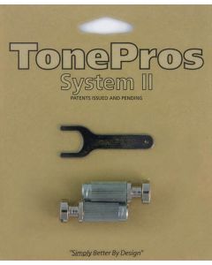 TonePros VS1 G-Style locking studs, for USA guitars, nickel