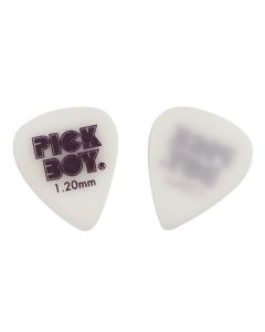 Pickboy PolyAcetal picks with classic '70s Pickboy logo, 12-pack, 1.20 mm