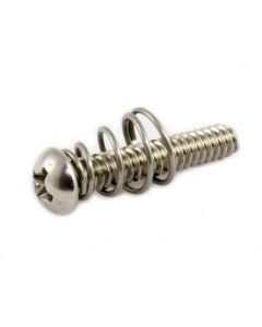 Allparts single-coil pickup screw and spring, steel, 8pcs