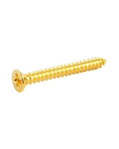 Allparts humbucking ring screws, gold, 8pcs