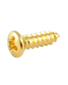 Allparts Gibson® size pickguard screws, gold, 20pcs