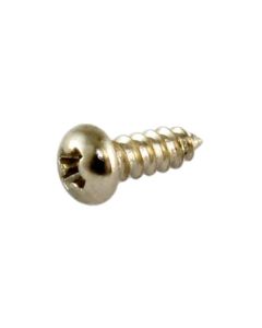 Allparts truss rod cover screws, nickel, 8pcs