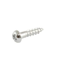 Allparts small tuner screws, chrome, 16pcs