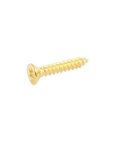 Allparts short humbucking ring screws, gold, 8pcs