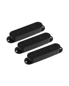 Allparts pickup covers for Stratocaster®, black, 3pcs