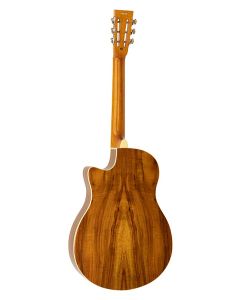 Royall Tri Cone 12 fret resonator KOA 12, wooden body (koa), with softcase