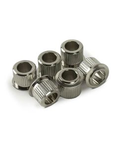 Hosco Japan conversion bushings,10.2mm diameter, nickel, round top, 6 pcs