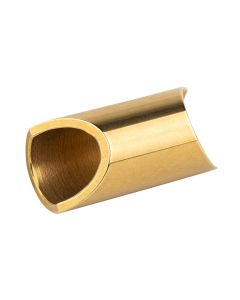 The Rock Slide polished brass ring Nathaniel Murphy signature slide (inside 19 - length 36mm)